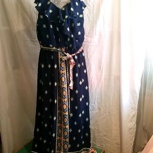 Avenue plus size sleeveless maxi dress.